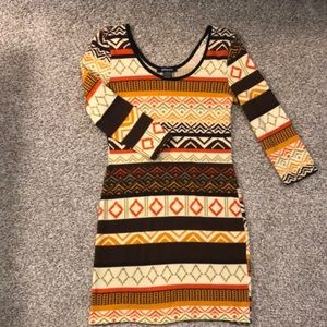 Swoon form fitting dress with Vintage Vibes